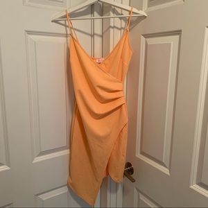 Pink Lily Orange Mini Dress - Size Medium